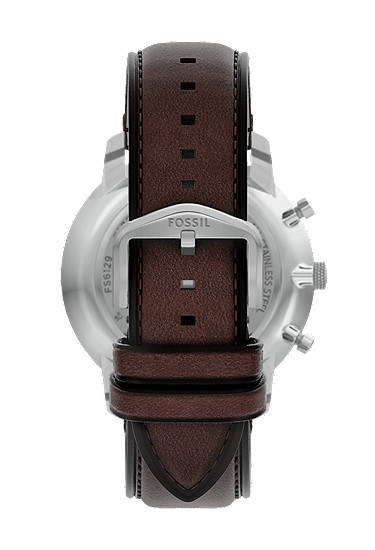 Neutra 44mm Chronograph Brown Leather Watch - Image 3