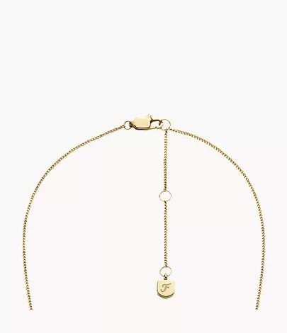 Sadie Gold-Tone Stainless Steel ID Necklace - Image 6