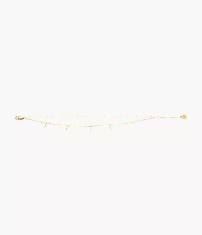 Ellis Shaky Glitz Gold-Tone Stainless Steel Multi-Strand Bracelet - Image 5