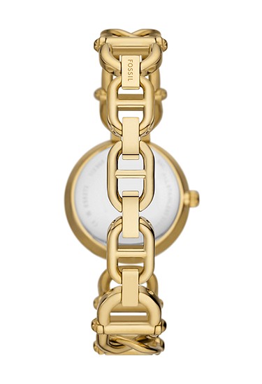 Carlie 30mm Three-Hand Gold-Tone Stainless Steel Watch - Image 3