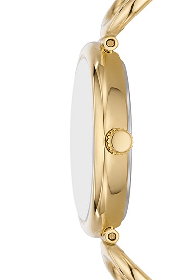 Carlie 30mm Three-Hand Gold-Tone Stainless Steel Watch - Image 4