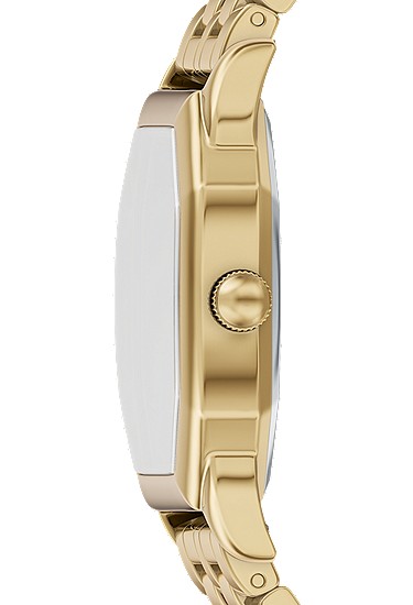 Harlow 27mm Three-Hand Gold-Tone Stainless Steel Watch - Image 4