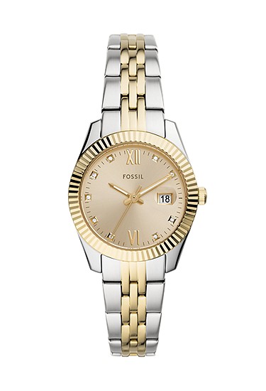 Scarlette 33mm Three-Hand Date Two-Tone Stainless Steel Watch