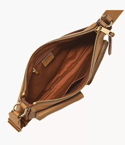 Maysen Leather Cargo Crossbody Bag - Image 3