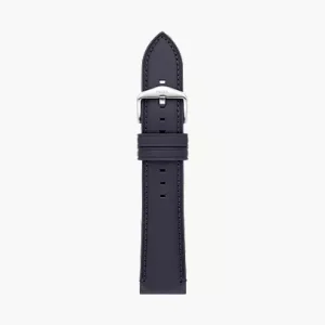22mm Navy LiteHide? Leather Strap