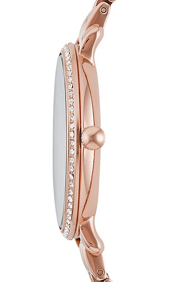 Jacqueline 36mm Three-Hand Rose Gold-Tone Stainless Steel Watch - Image 3