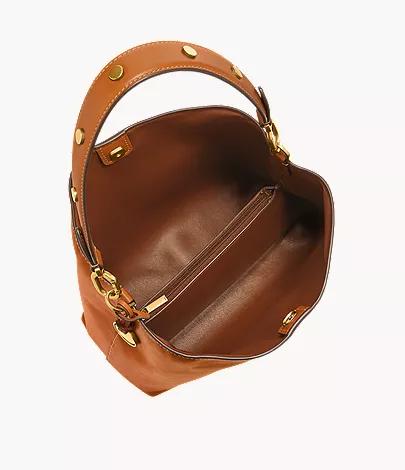 Jessie Leather Bucket Shoulder Bag - Image 3