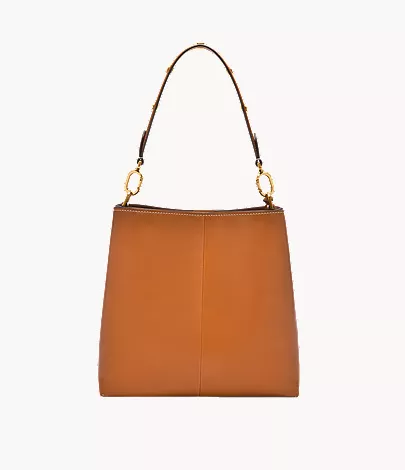 Jessie Leather Bucket Shoulder Bag - Image 4