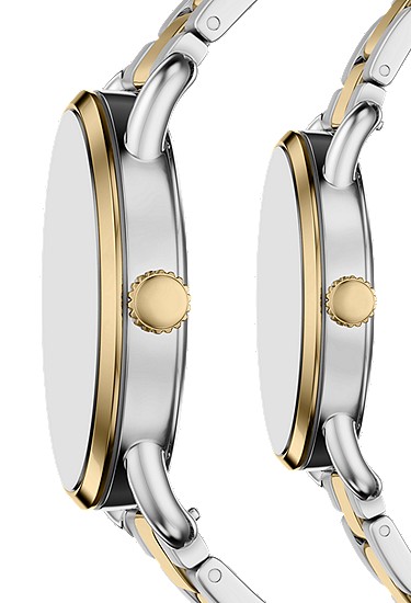 Copeland 42mm Three-Hand Two-Tone Stainless Steel Watch Set - Image 4
