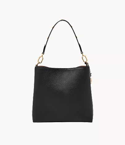 Jessie Leather Bucket Shoulder Bag - Image 3