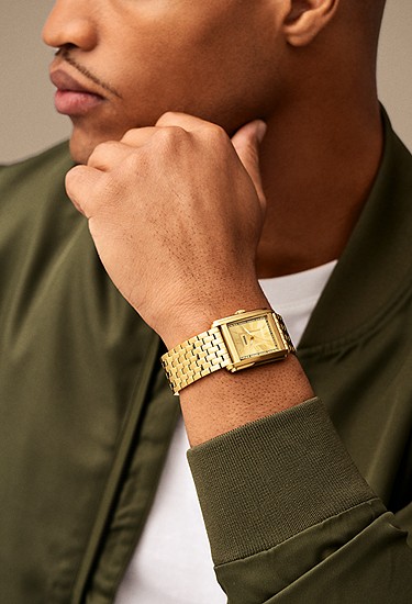 Carraway 30mm Three-Hand Gold-Tone Stainless Steel Watch - Image 2