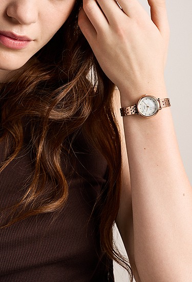 Heidi 26mm Three-Hand Rose Gold-Tone Stainless Steel Watch - Image 2
