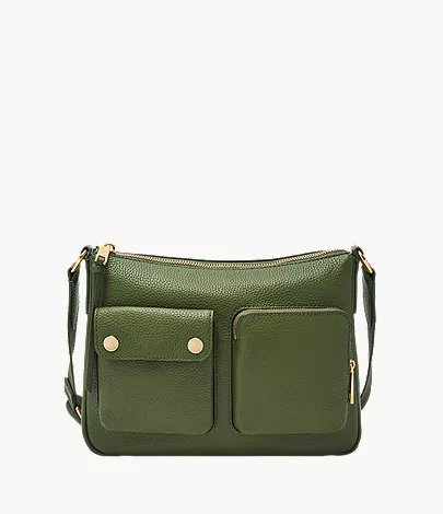 Maysen Leather Cargo Crossbody Bag