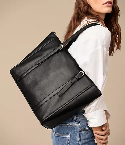 Carlie Leather Tote - Image 2