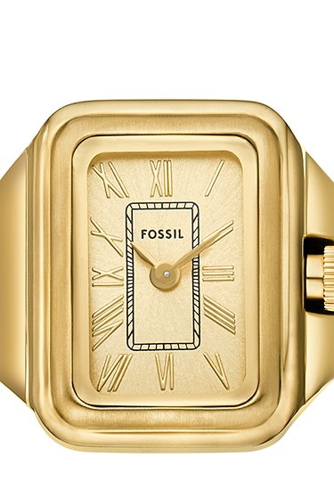 Raquel Watch Ring 14mm Two-Hand Gold-Tone Stainless Steel - Image 2
