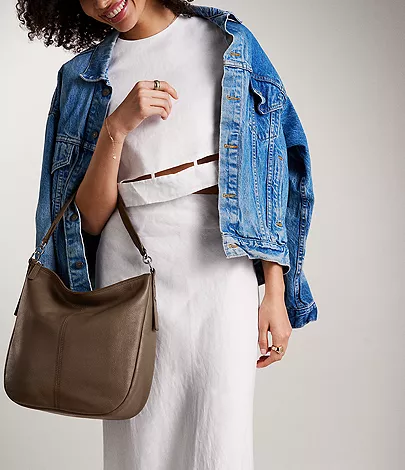 Jolie Leather Hobo Bag - Image 5