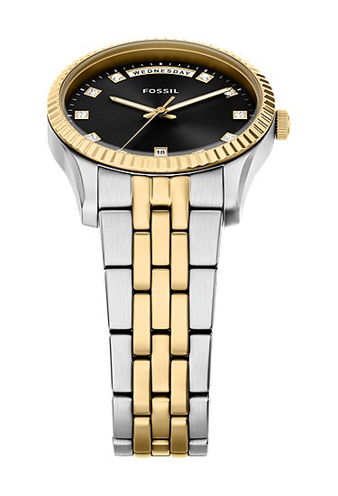Scarlette 34mm Three-Hand Day-Date Two-Tone Stainless Steel Watch - Image 5