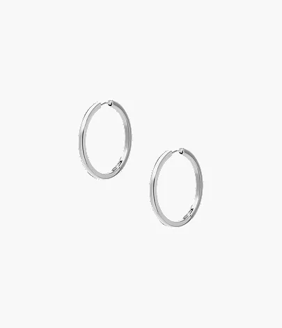 Ellis Essentials Stainless Steel Hoop Earrings - Image 4