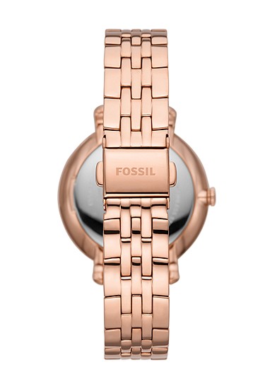 Jacqueline 36mm Sun Moon Multifunction Rose Gold-Tone Stainless Steel Watch - Image 2