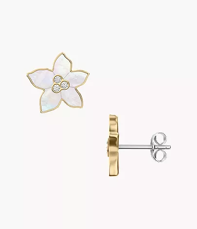 Sutton The Flower Collection Mother-of-Pearl Stud Earrings