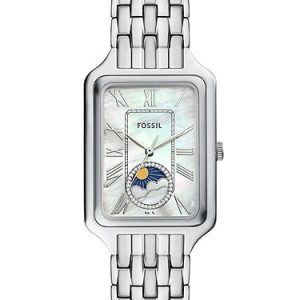 Raquel 29mm Sun Moon Multifunction Stainless Steel Watch