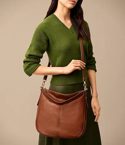 Jolie Leather Hobo Bag - Image 5