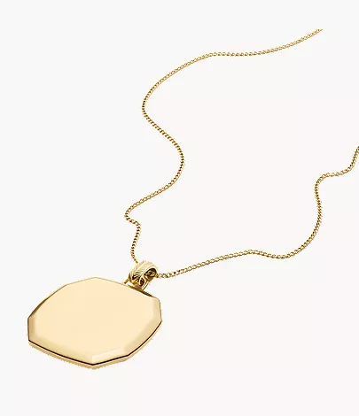 Harlow Gold-Tone Stainless Steel Pendant Necklace - Image 4