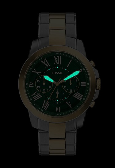 Grant 44mm Chronograph Two-Tone Stainless Steel Watch - Image 7