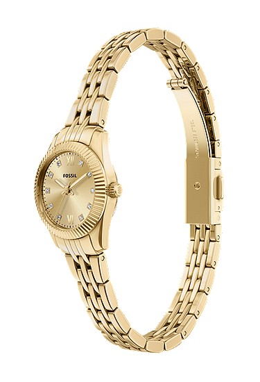 Scarlette Mini 20mm Three-Hand Gold-Tone Stainless Steel Watch - Image 8