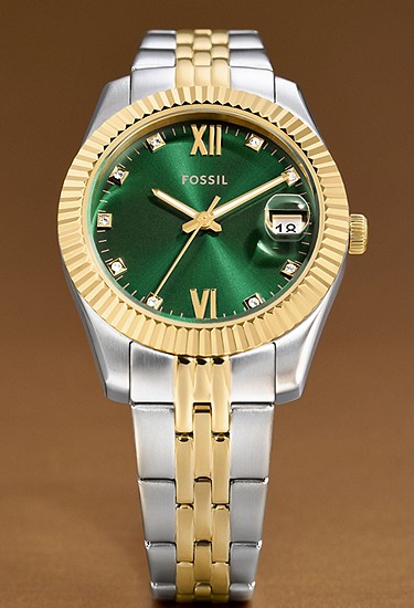 Scarlette 33mm Three-Hand Date Two-Tone Stainless Steel Watch - Image 5