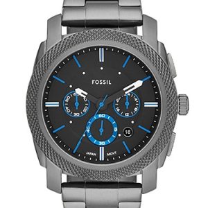 Machine 45mm Chronograph Smoke Stainless Steel Watch