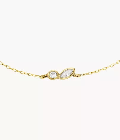 Ellis Toi Et Moi Gold-Tone Brass Station Bracelet - Image 3