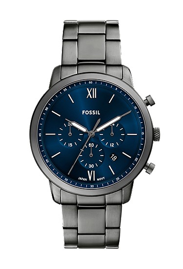 Neutra 44mm Chronograph Smoke Stainless Steel Watch
