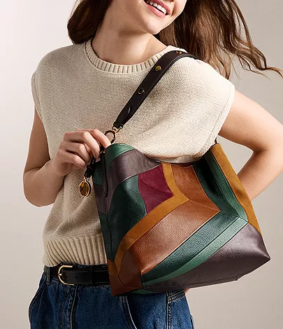 Jessie Leather Bucket Shoulder Bag - Image 2