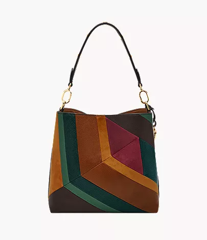 Jessie Leather Bucket Shoulder Bag - Image 4