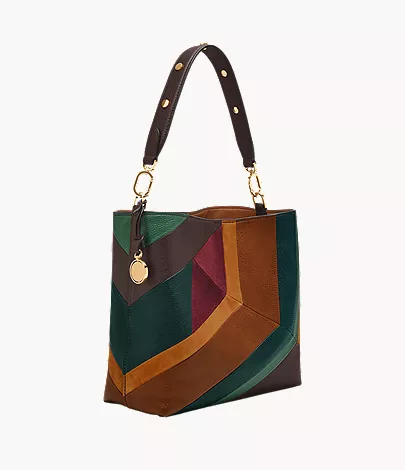 Jessie Leather Bucket Shoulder Bag - Image 5