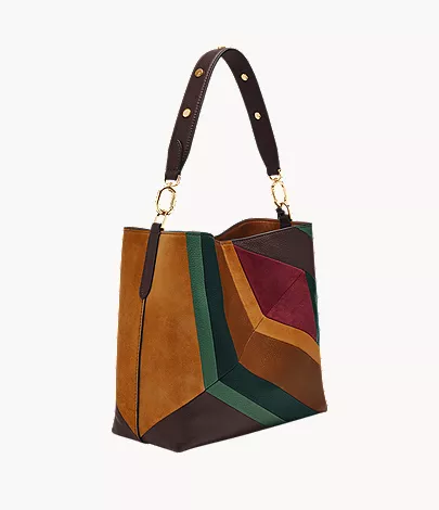 Jessie Leather Bucket Shoulder Bag - Image 6