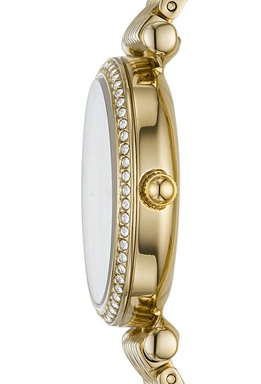 Carlie Mini 28mm Three-Hand Gold-Tone Stainless Steel Watch - Image 3