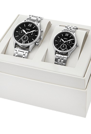 Fenmore 44mm Multifunction Stainless Steel Watch Set - Image 6