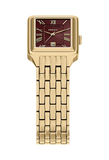 Raquel 23mm Three-Hand Date Gold-Tone Stainless Steel Watch - Image 5