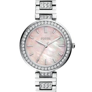 Karli 32mm Three-Hand Silver-Tone Watch