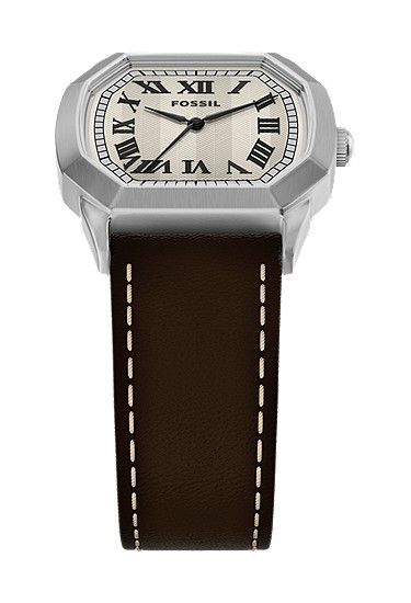 Harlow 33mm Three-Hand Brown Leather Watch - Image 5