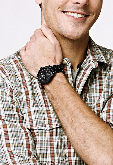 Machine 42mm Black Stainless Steel Watch - Image 4