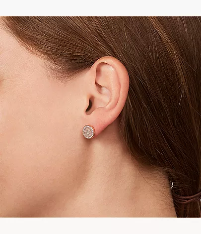 Merrit Mosaic Mother-of-Pearl Stud Earrings - Image 3