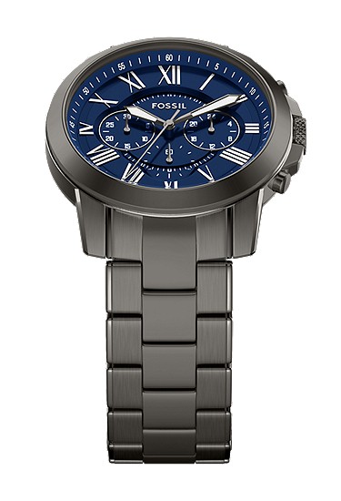 Grant 44mm Chronograph Gunmetal Stainless Steel Watch - Image 5