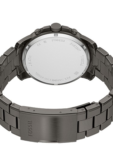 Grant 44mm Chronograph Gunmetal Stainless Steel Watch - Image 6