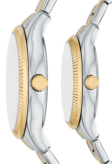 Rye 42mm Multifunction Two-Tone Stainless Steel Watch - Image 2