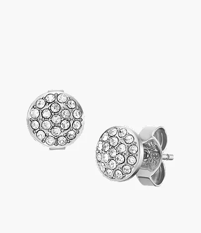 Ellis Glitz Disc Two-Tone Stainless Steel Necklace and Earrings Set - Image 8
