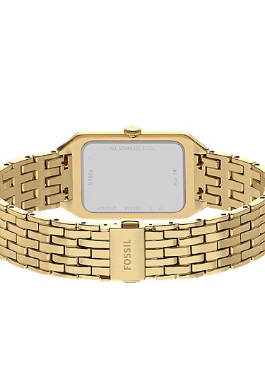 Raquel 23mm Three-Hand Date Gold-Tone Stainless Steel Watch - Image 7