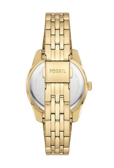 Scarlette 33mm Three-Hand Date Gold-Tone Stainless Steel Watch - Image 3